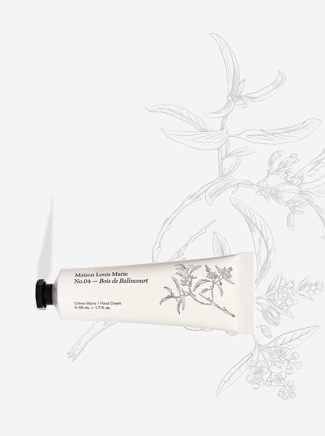 Maison Louis Marie No.04 Bois De Balincourt Moisturizing Hand Cream - Luxurious Nourishment for Dry Skin | Perfect for Office, Travel & Daily Hydration