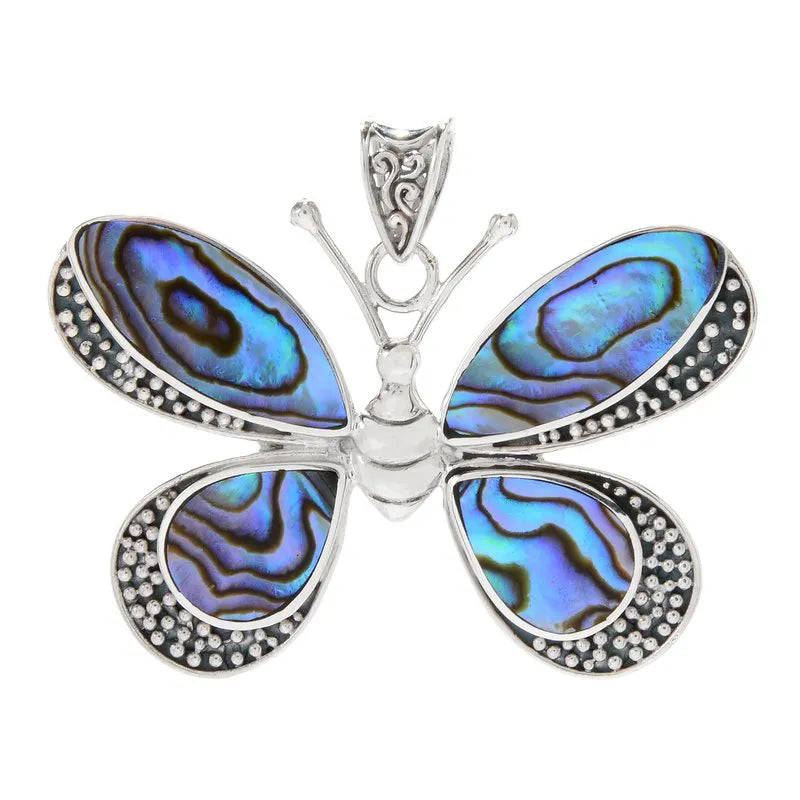 Cloudwing Pendant with Genuine Paua Shell - Elegant Handcrafted Jewelry for Women | Perfect Gift for Birthday, Anniversary & Special Occasions