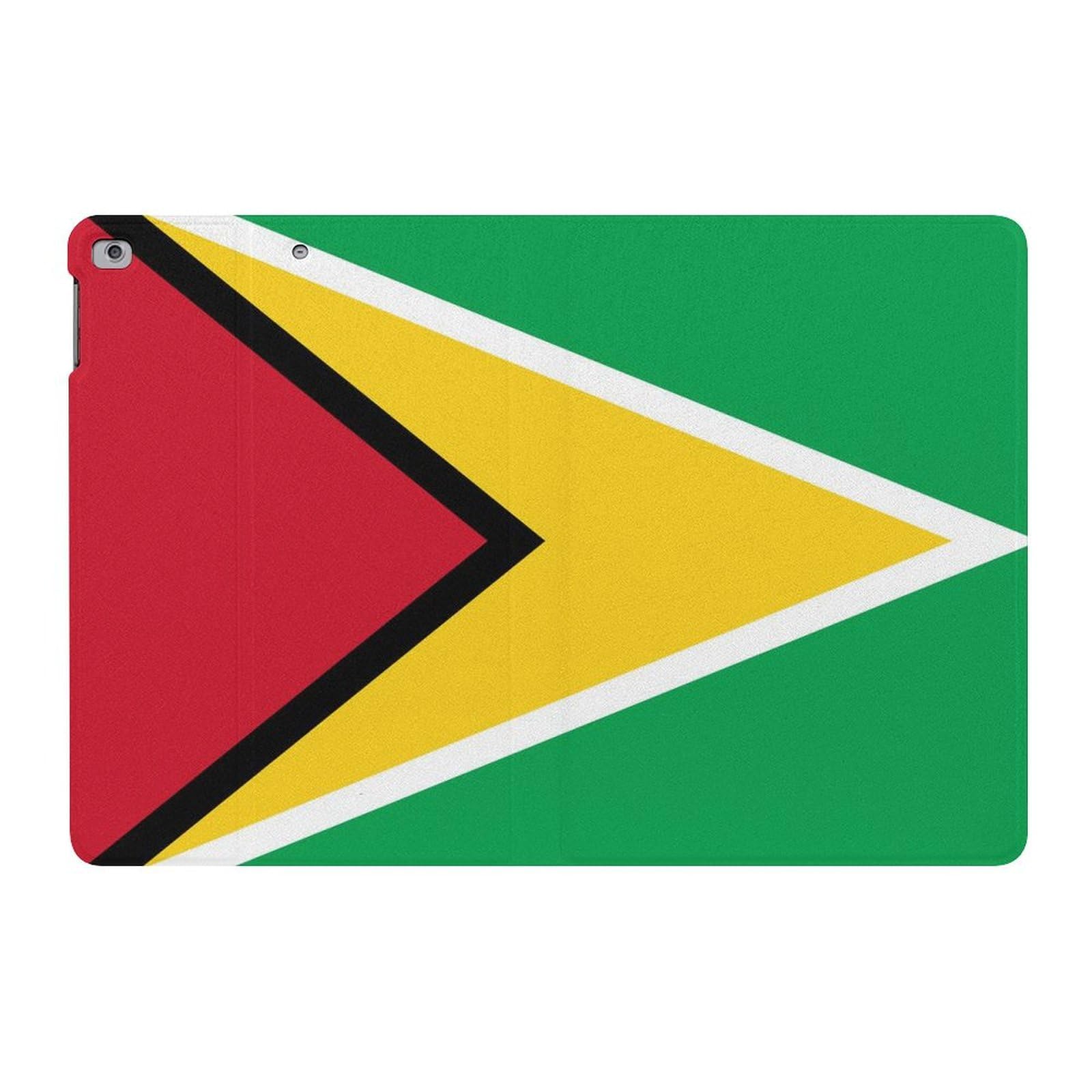 Guyana Flag iPad Case Slim Shockproof Waterproof Protective Cover with Stand - Compatible with iPad 2017/2018/Air 1/Air 2 (9.7 Inch) - Perfect for Travel, Work & School