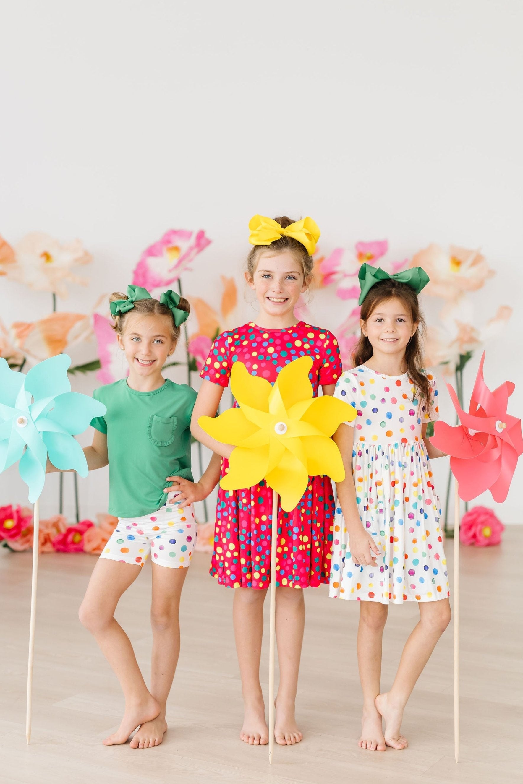 Polka Dot Summer Short Sleeve Pocket Twirl Dress for Women - Perfect for Parties, Weddings & Outdoor Events