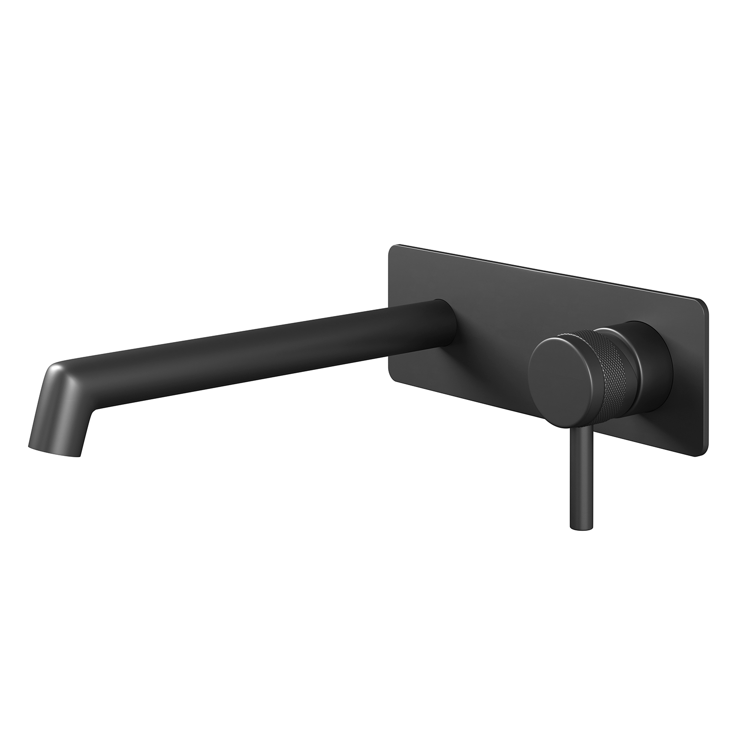 DAX 8030043 Single Handle Wall Mount Bathroom Faucet - Modern Waterfall Spout Design for Bathroom Sink, Vanity, Powder Room, and RV Installation