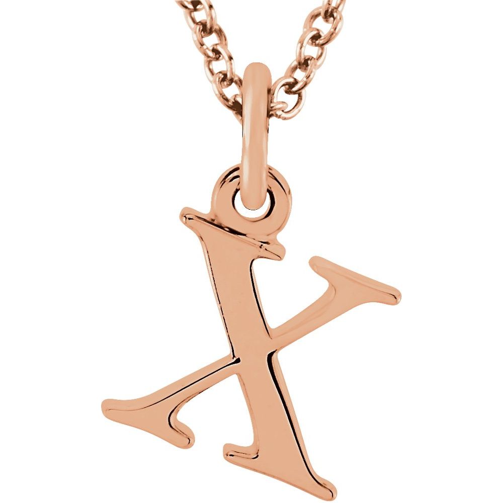 Elegant Gold Lowercase 'x' Initial Choker Necklace - Perfect for Gifts, Parties & Everyday Wear
