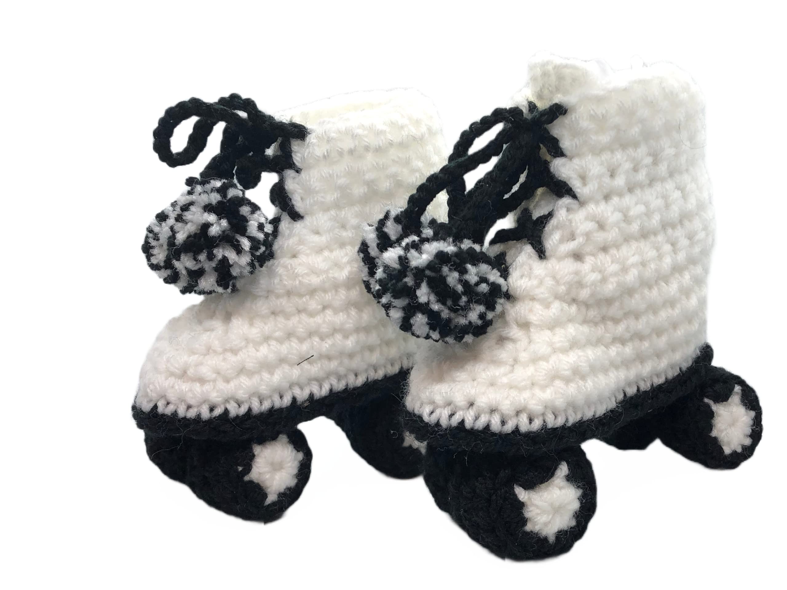 Premium Tuxedo Roller Skate Baby Booties - Adorable Formal & Casual Shoes for Infants - Perfect for Parties, Photo Shoots & Everyday Play