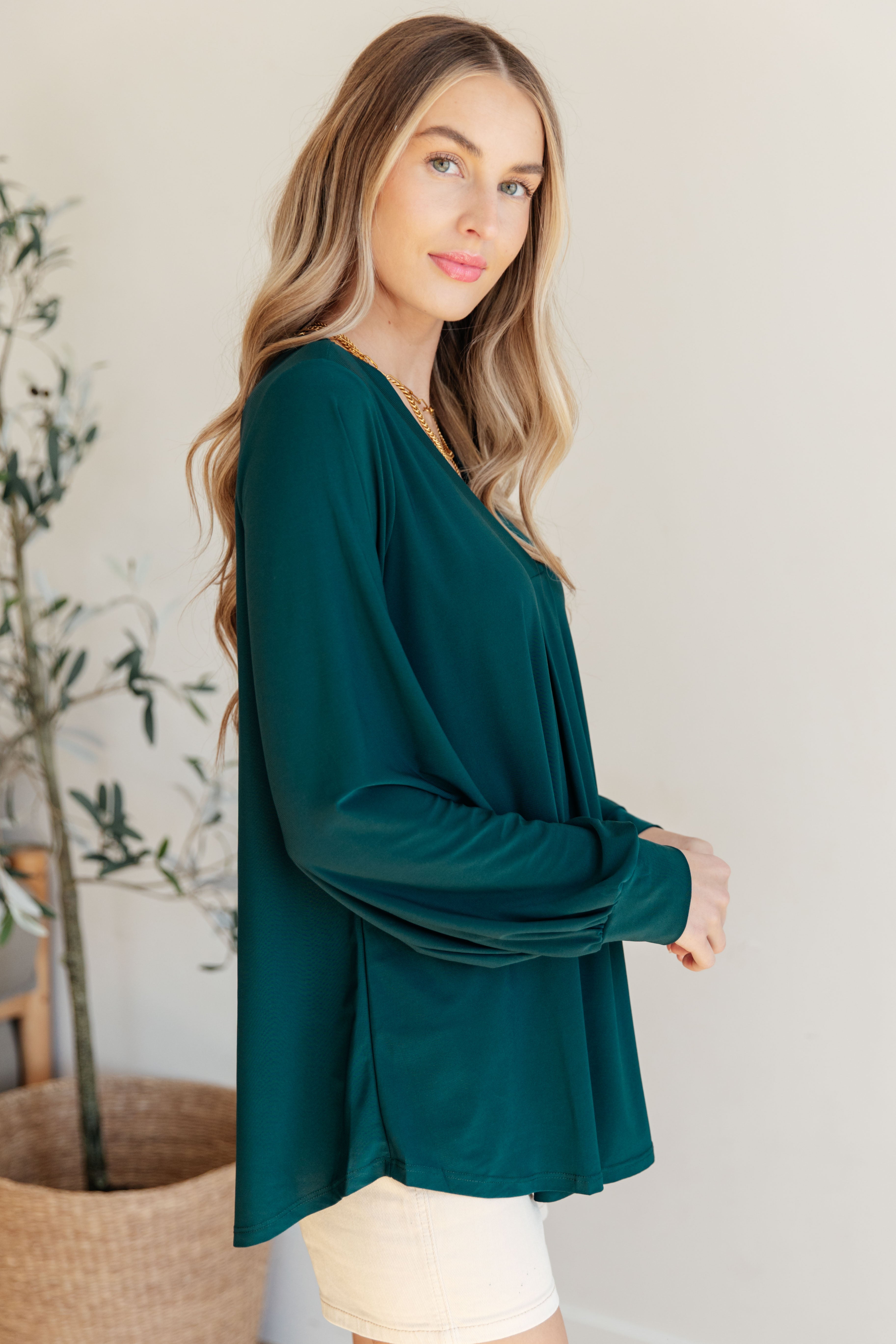 This is Your Song Balloon Sleeve Top - Women's Romantic Floral Blouse for Date Night & Special Occasions