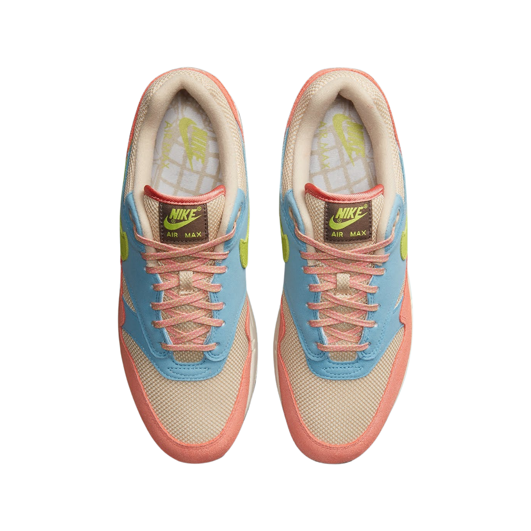 Nike Air Max 1 Madder Root Worn Blue Sneakers - Men's Running Shoes for Casual Wear & Gym Workouts