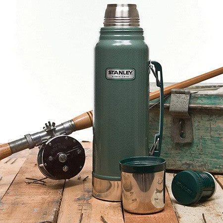 Stanley Classic Vacuum Insulated Stainless Steel Water Bottle - 1 Liter (34oz) Leakproof Thermos for Hot & Cold Beverages - Perfect for Hiking, Camping, Office & Outdoor Adventures