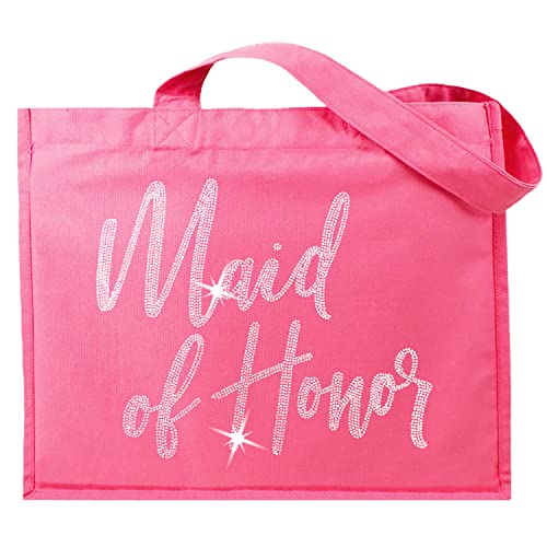 Maid of Honor - Rhinestone (Hot Pink)