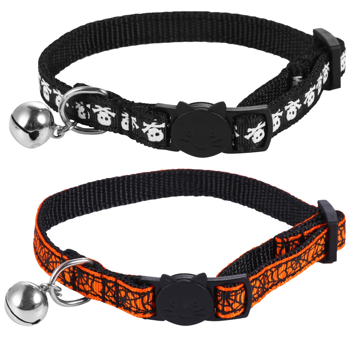 2pc Pet Necklace & Collar Set for Cats - Stylish Pet Accessories for Daily Walks