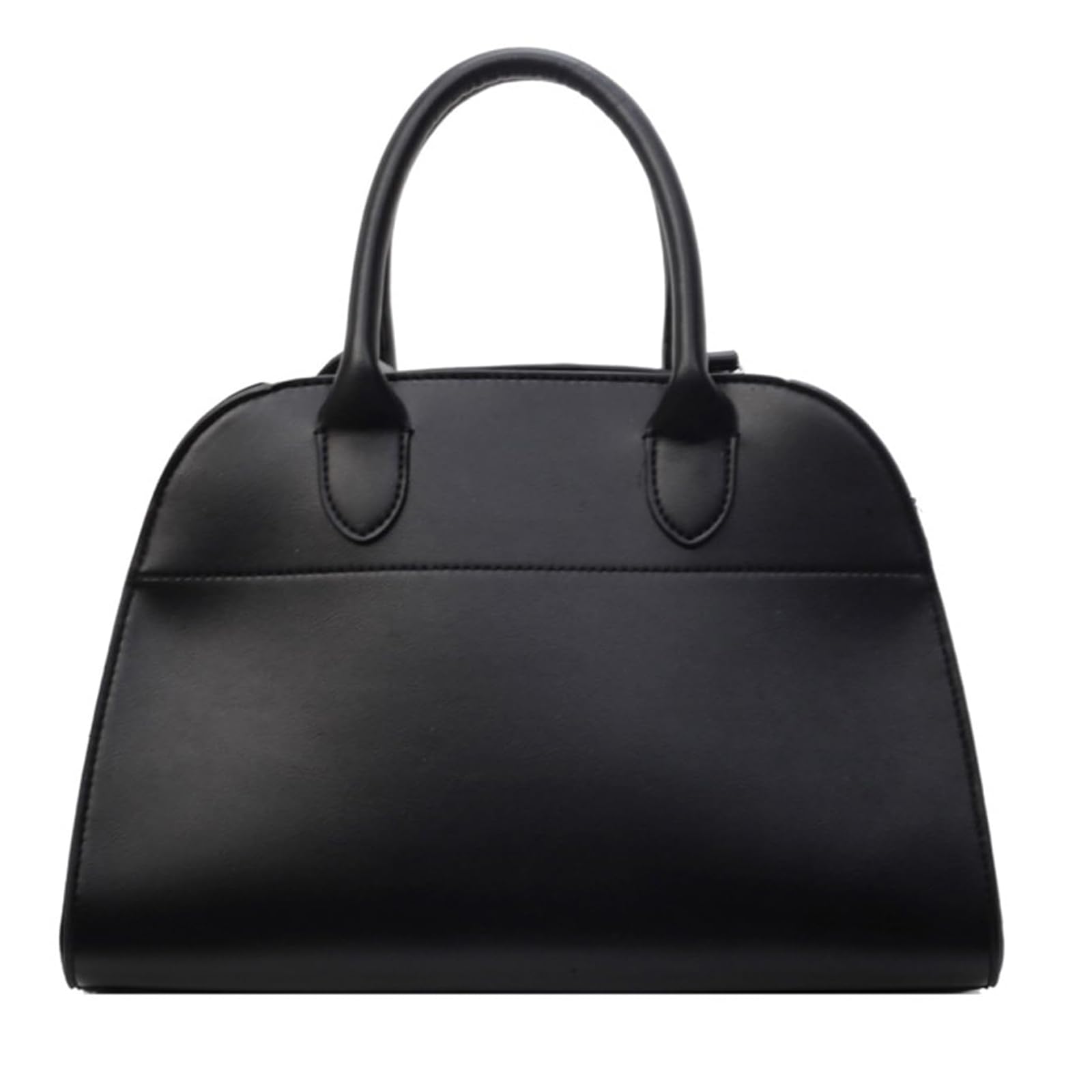 Vintage Suede Tote Bag for Women - Retro Top Handle Shoulder Satchel Purse in Black Small | Work Bag, Office Essentials & Everyday Fashion Accessory