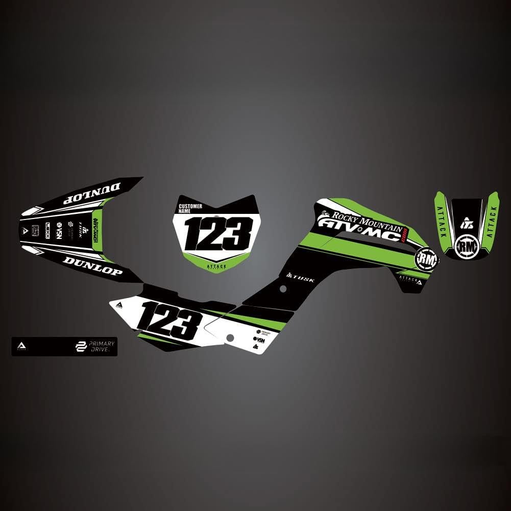 Custom Velocity Complete Bike Graphics Kit - High-Quality Durable Decals for MTB, BMX, Road Bikes - Perfect for Racing, Trail Riding & Bike Customization
