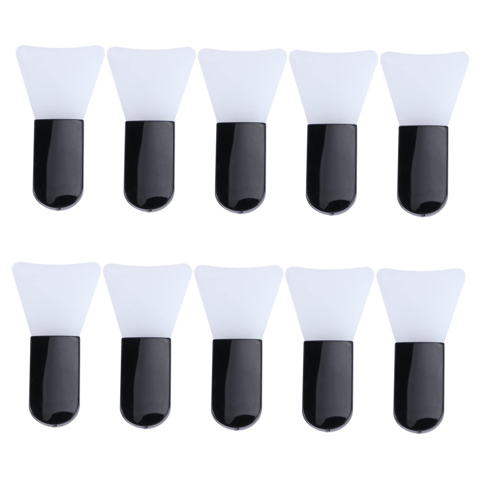 Minkissy 10pcs Silicone Makeup Brush Kit - For Creams & Facial Mud Application