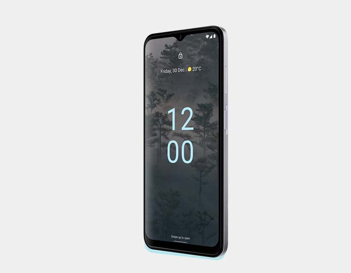 Nokia G60 5G Unlocked Smartphone - 128GB ROM + 6GB RAM, Dual SIM, GSM Compatible, Ice Gray - Perfect for Travel & Business Use