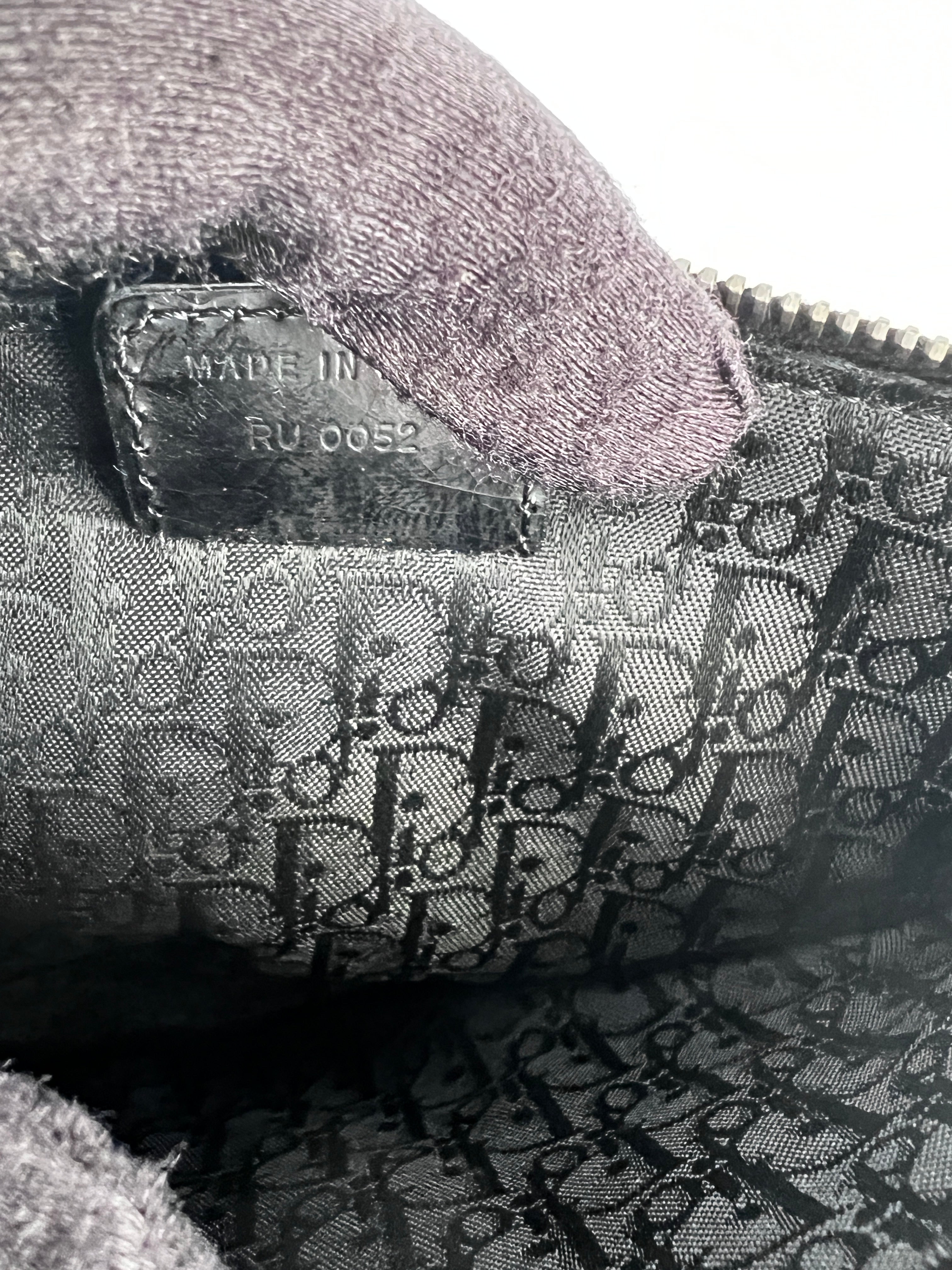 Dior Floral Embroidered Small Saddle Bag for Women - Luxury Crossbody Purse for Date Night, Wedding & Special Occasions