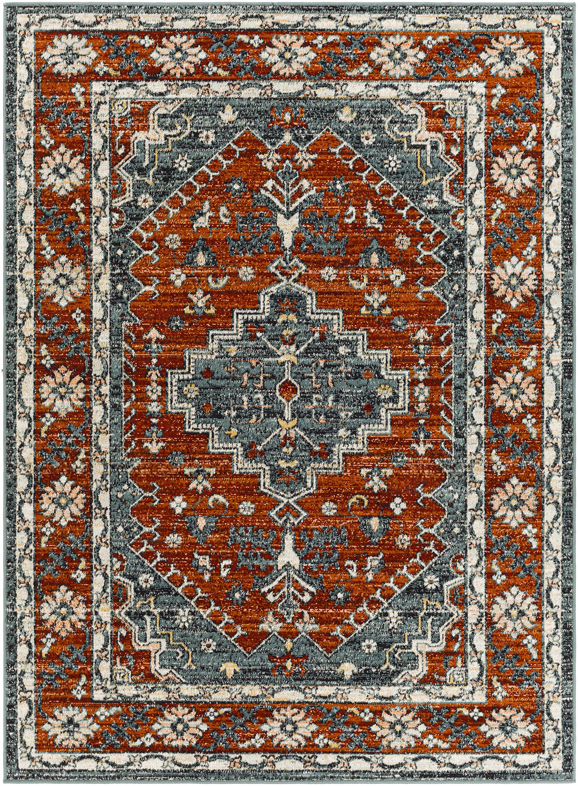 Hauteloom Niksar Traditional Handmade Wool Rug 9' x 12' - Dark Brown, Light Brown, Light Gray - Living Room, Bedroom, Patio Decor - Durable Indoor Outdoor Area Rug for Cozy Home & Garden Spaces
