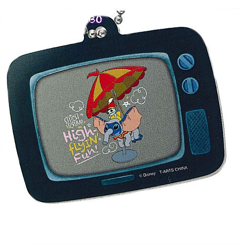 Disney 100 Stitch in Costume Takara Tomy 2 Inch Acrylic Keychain - Cute Anime Keyring for Backpacks, Gifts & Collectibles