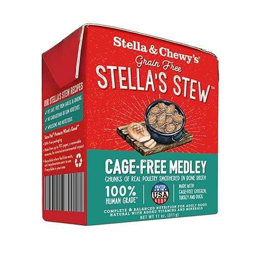 Stella & Chewy's Stella's Stew Premium Grain-Free Wet Dog Food - High Protein, Natural Ingredients for Adult Dogs - Perfect for Mealtime, Training Treats & Digestive Health Support