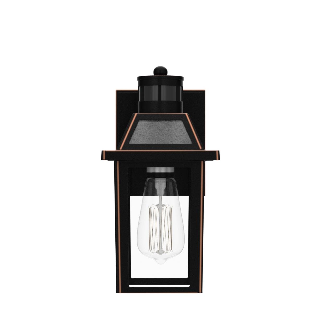 Waterproof Porch Lights with GFCI Outlet - Dusk to Dawn Outdoor Lighting Fixture with 3 Modes for Front Door, Patio & Garage | Energy-Efficient Exterior House Lights for Safety & Ambiance