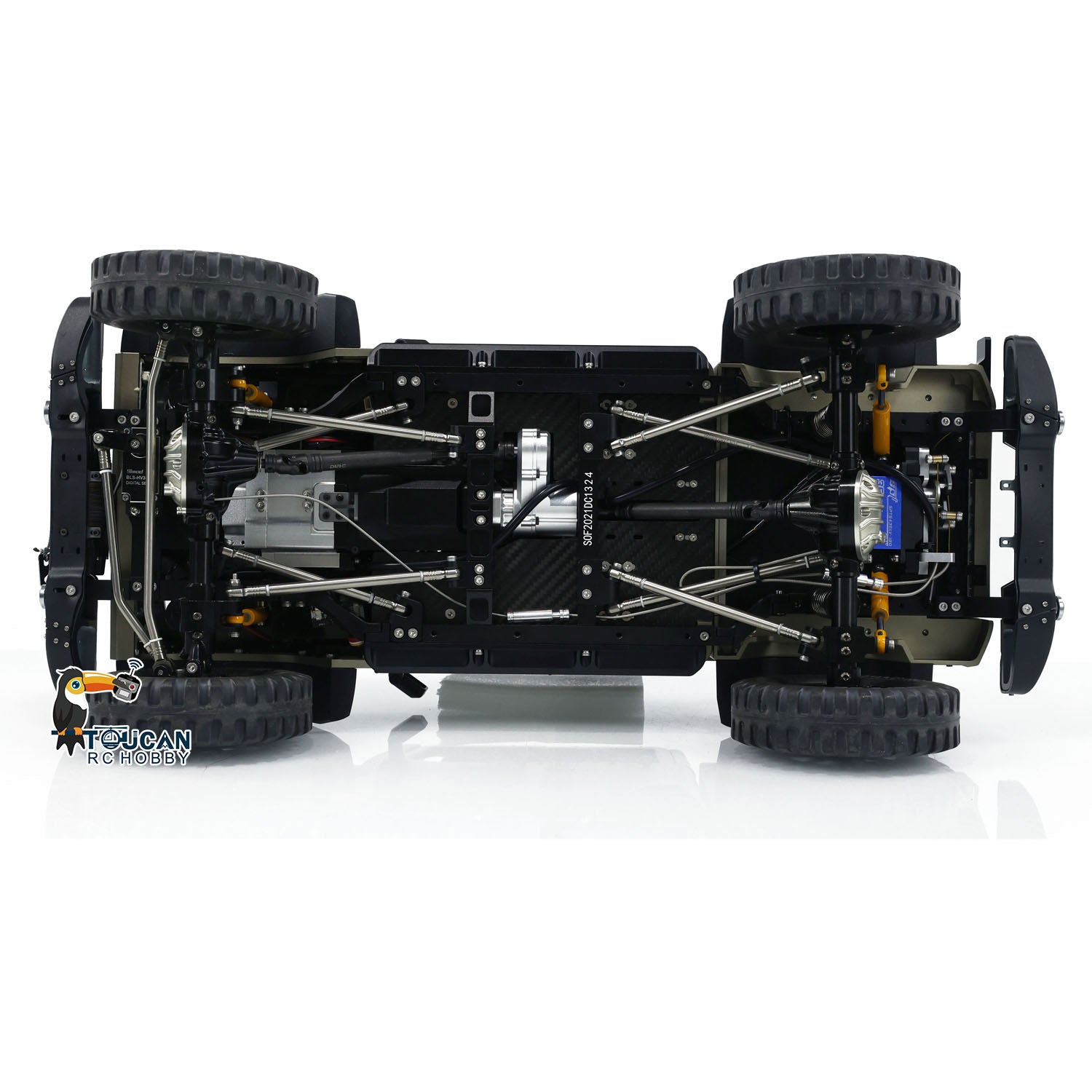1/10 TW715 RTR RC Off-Road Metal Crawler Truck - Remote Control Climbing Vehicle with Realistic Sounds, LED Lights, Smoke & Winch - DIY Parts & Model for Adults - Perfect for Rock Crawling, Trail Adventures & Off-Road Enthusiasts