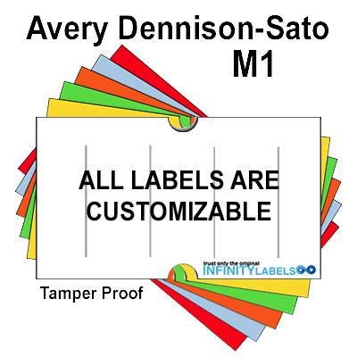 240,000 Sato 2112 Compatible Pink General Purpose Labels for Avery Dennison Sato Mighty One Price Guns - Full Case with Security Cuts - Perfect for Retail Pricing, Inventory Labeling & Warehouse Organization