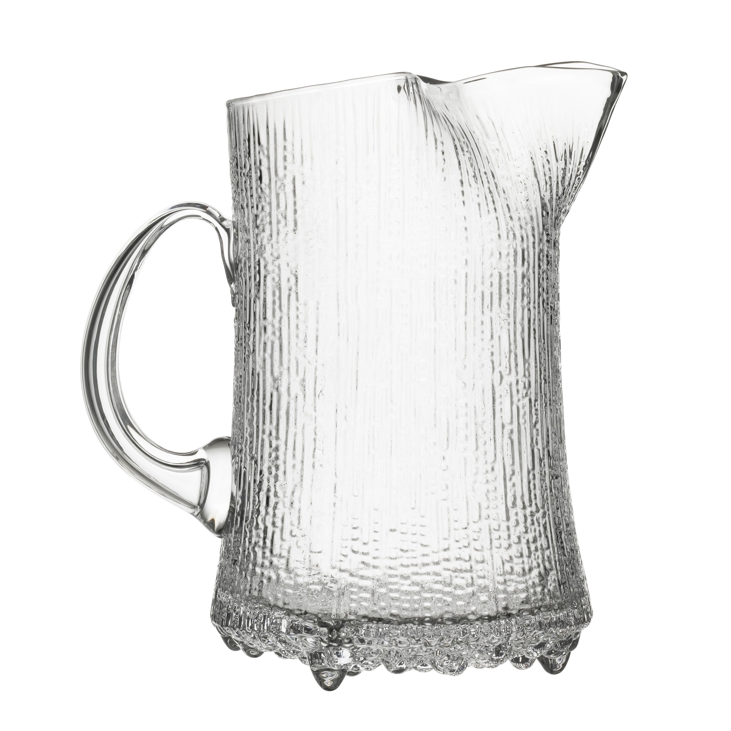 Iittala Ultima Thule 1.5L Glass Pitcher with Spout - Transparent Water Jug, Juice Carafe & Drink Pourer for Home, Kitchen & Entertaining - Modern Scandinavian Design