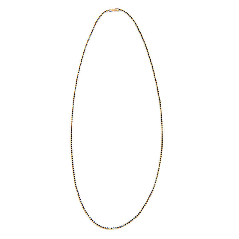Elegant Opera Tennis Necklace for Women - 14K Gold Plated Cubic Zirconia Tennis Bracelet - Perfect for Weddings, Parties & Special Occasions