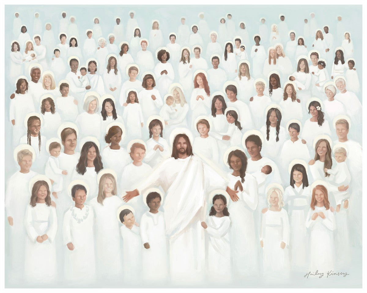 Body Of Christ By Hailey Kinsey - Inspirational Christian Wall Art for Home & Church Decor - Perfect for Living Room, Bedroom & Prayer Space