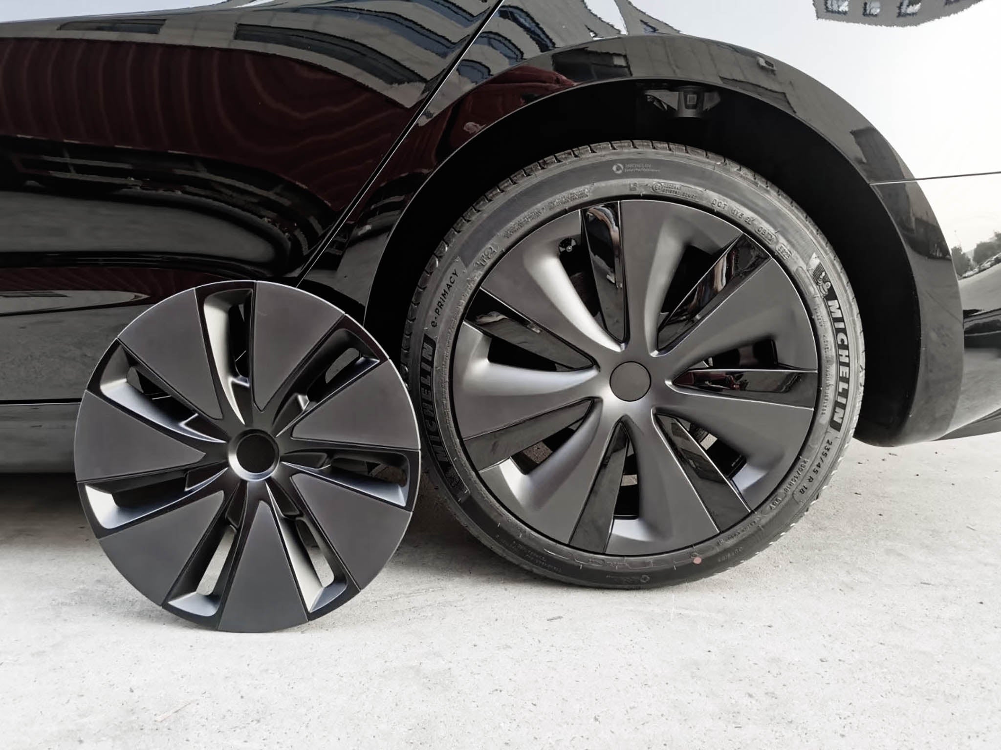 1 PCS Model S Tempest Wheel Cover for Tesla Model 3 Highland 18-Inch Wheels - Premium Replacement Accessory for Enhanced Style & Protection (Perfect for Daily Commute, Road Trips & Car Shows)