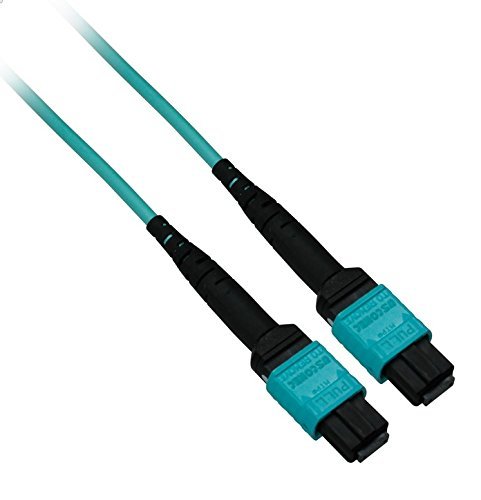 Ultra Spec MTP OM4 10Gb 50/125 Multimode Fiber Optic Cable - Plenum Rated (OFNP) 24 Fiber 1m Female to Female Type A - Ideal for Data Centers, Server Rooms & High-Speed Network Installations