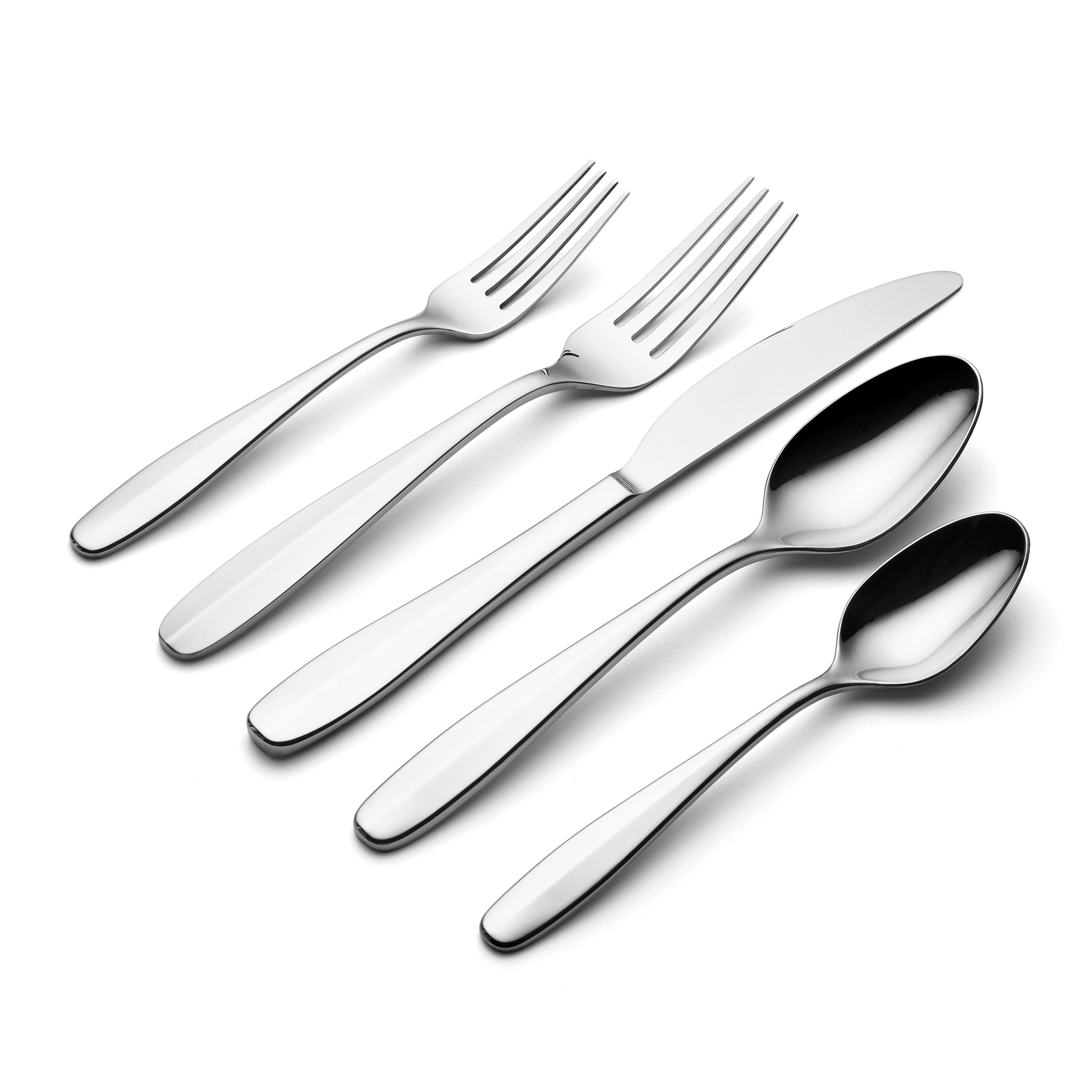 Premium Oakwood 20-Piece Stainless Steel Flatware Set - Elegant Silverware for Dining, Kitchen & Entertaining - Perfect for Dinner Parties, Weddings & Everyday Use