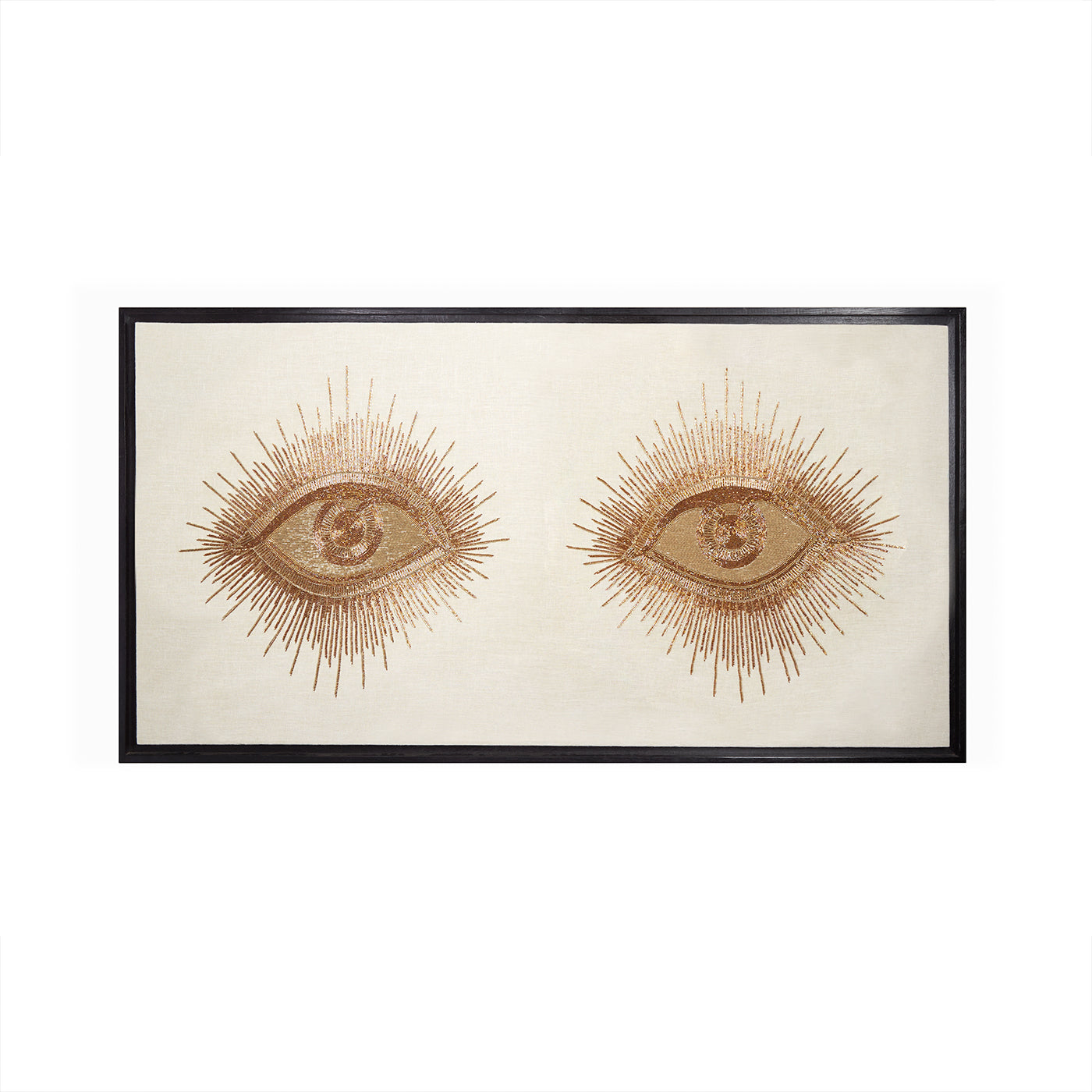 Handmade Beaded Wall Art Decor - Boho Chic Beaded Eyes Tapestry for Home, Bedroom, Living Room & Office - Perfect for Bohemian, Hippie & Spiritual Decor