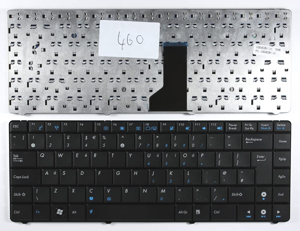 ASUS V090462BK1 Replacement Laptop Keyboard - UK Layout Black | Compatible with ASUS Laptops | Perfect for Typing, Gaming & Office Work