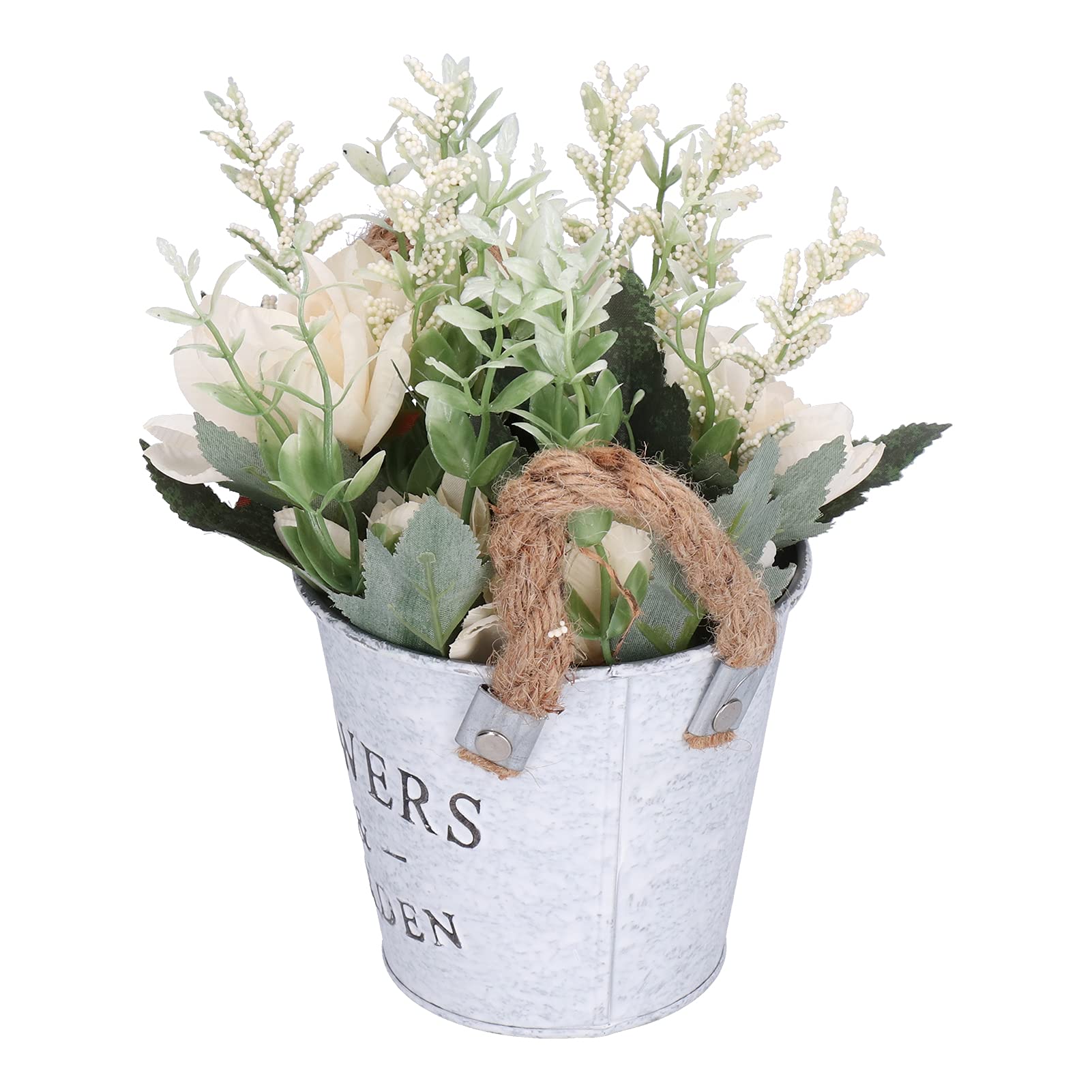 Artificial Hydrangea Bouquet - Realistic 3D Simulation Flower Bonsai for Home Office Decor, Table Centerpiece, Wedding & Party Decoration (Milky White) | Perfect for Living Room, Dining Table, Workspace & Special Events