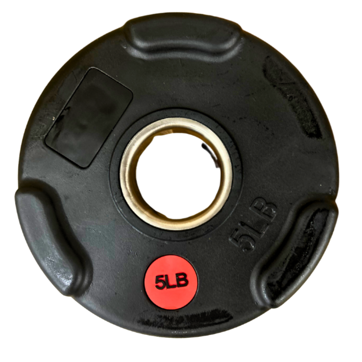 Premium Olympic Weight Plates with Rubber Grip - High-Quality Bumper Plates for CrossFit, Powerlifting & Home Gym Workouts