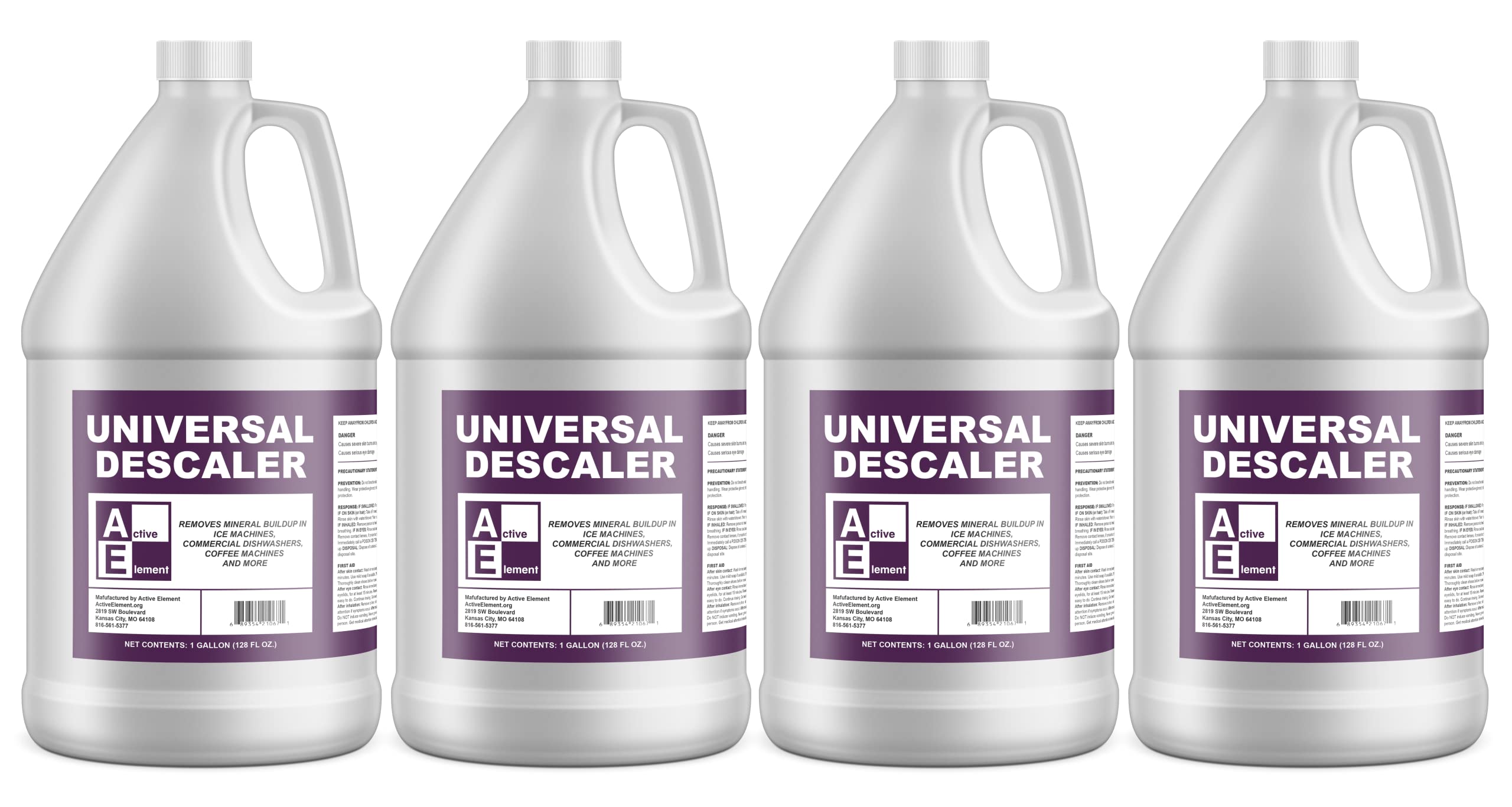 Commercial Grade Universal Descaler - 4 Gallon Delimer for Dishwashers, Ice Machines & Coffee Makers | Heavy-Duty Lime & Calcium Remover for Restaurant, Hotel & Home Appliances