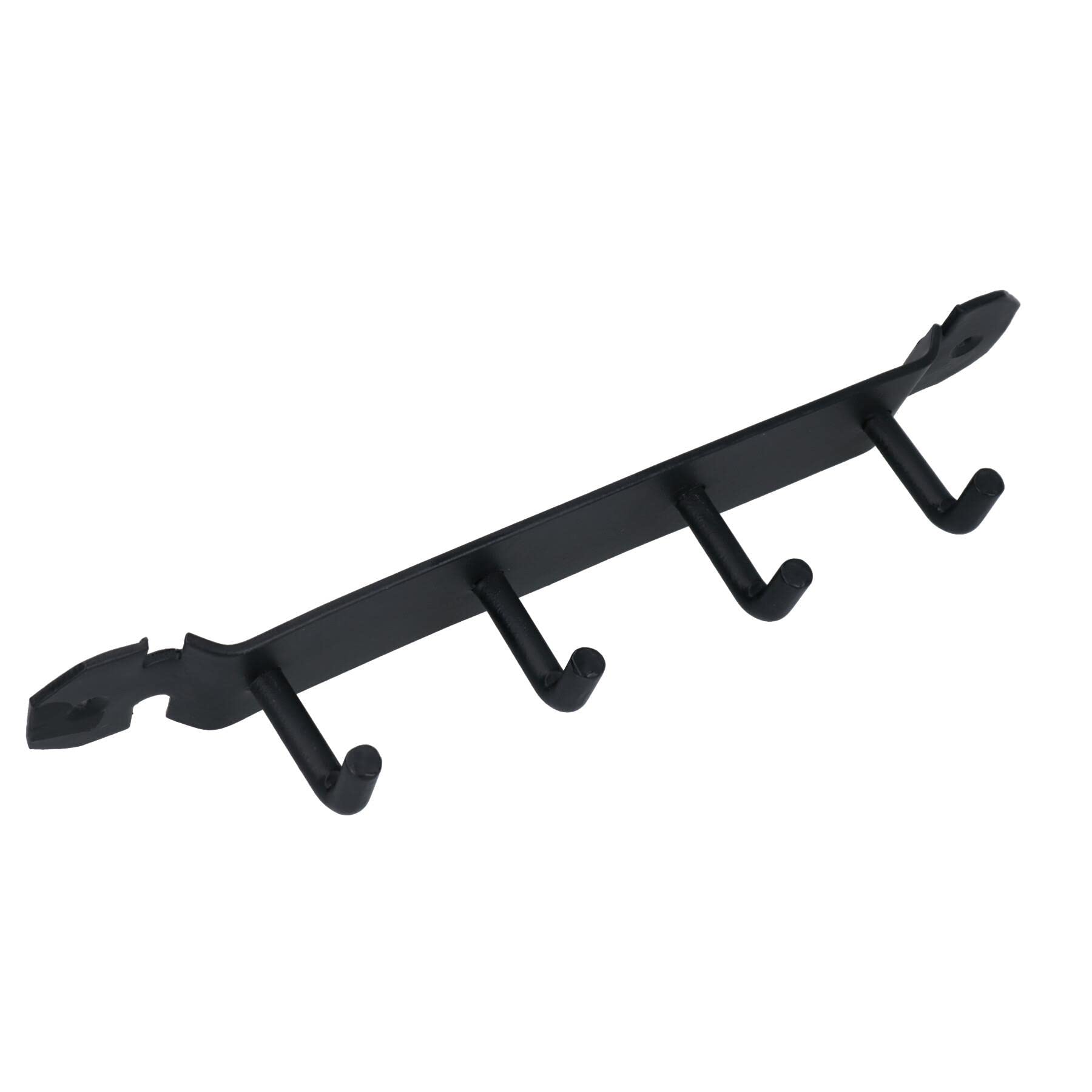 4 Hook Wall Mounting Bracket Hanging Plate for Fireside Fire Tools Log Burner - Perfect for Fireplace, Wood Stove, and Hearth Accessories