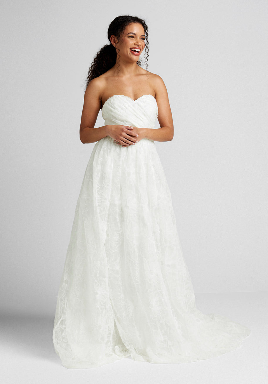 Elegant Strapless Maxi Dress for Women - Flowy Summer Beach Wedding Party Gown - Perfect for Vacations, Date Nights & Special Occasions