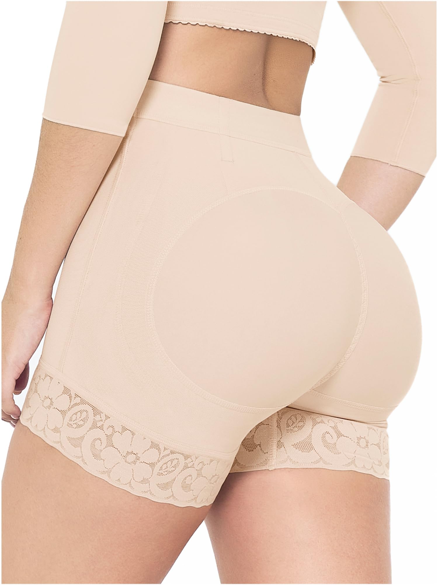 MARIAE Colombian Compression Shorts for Women – High Waist Slimming Shapewear | Fajas Colombianas for Workout, Postpartum & Everyday Comfort