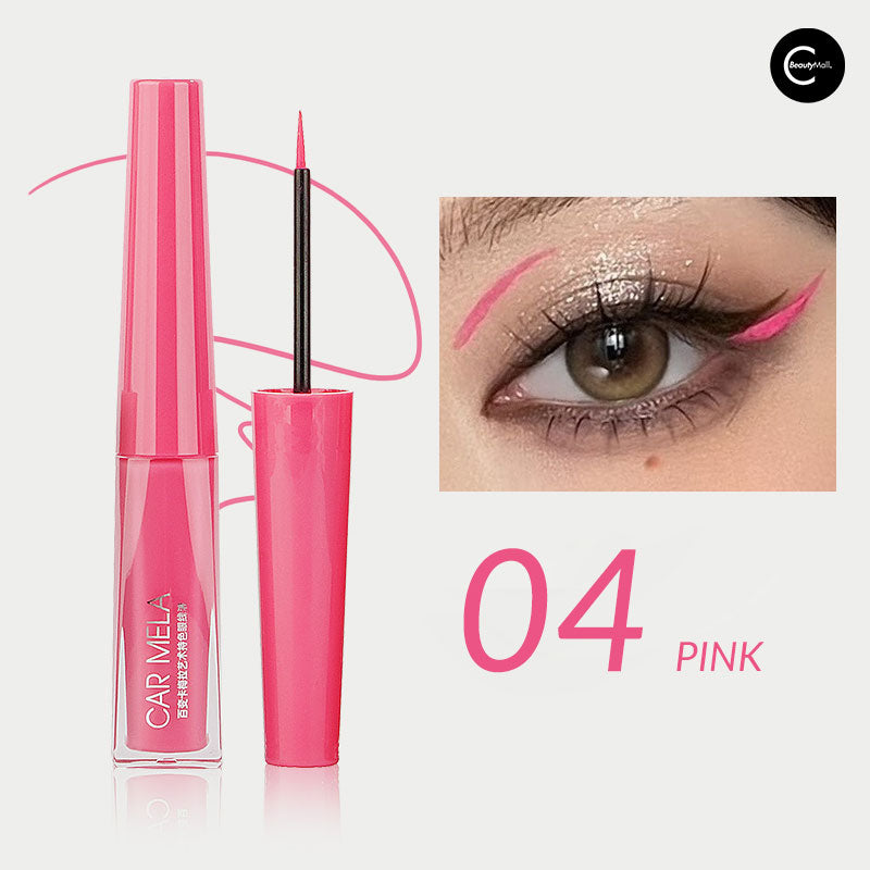 CARMELA Waterproof Liquid Eyeliner - Long Lasting Smudge Proof Eyeliner Pen for Precise Winged Liner - Perfect for Everyday Makeup, Party & Special Occasions