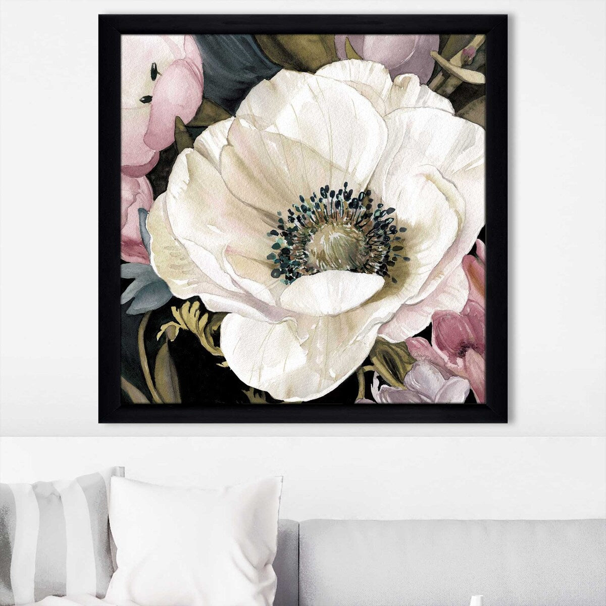 Anemone Study II by Carol Robinson - Vibrant Floral Art Print on Acrylic - Perfect for Living Room, Bedroom & Office Wall Decor
