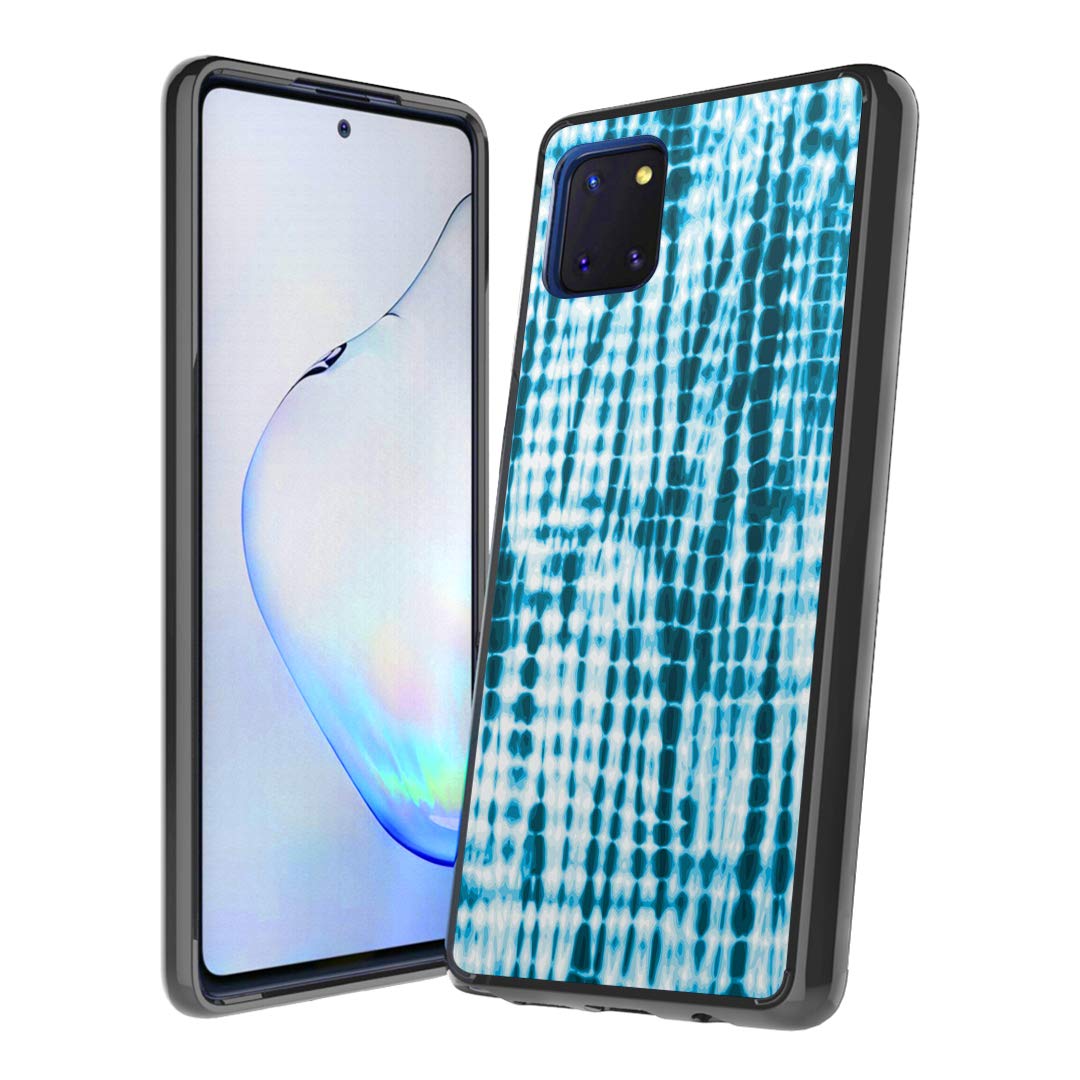 Cute Shockproof Case for Galaxy Note 10 Lite - Blue Tie Dye | Slim Protective Cover for Men & Women