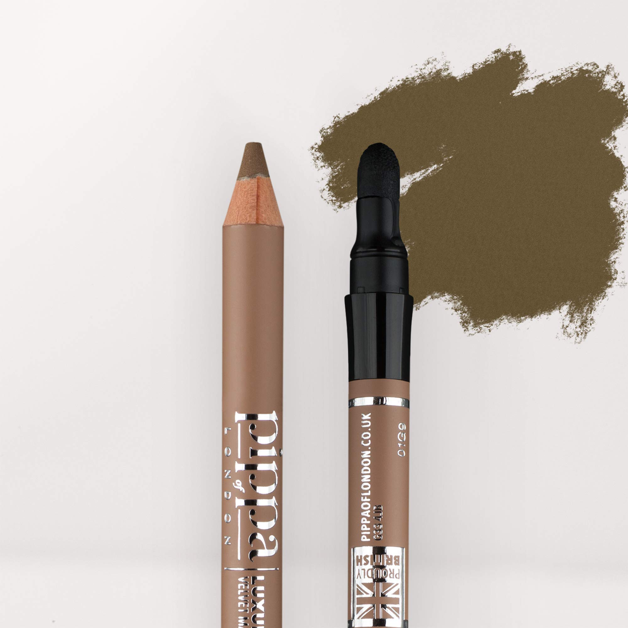 Pippa of London Perfect Brow Jackie 106 Eyebrow Pencil - Waterproof & Long-Lasting Powder Formula for Natural-Looking Brows | Perfect for Daily Makeup, Professional Use & On-The-Go Touch Ups