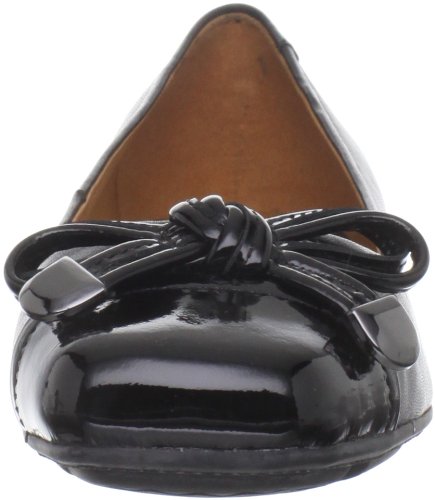 Geox Women's Stefany Ballerina Flats - Comfortable Leather Ballet Shoes for Work, Travel & Everyday Wear