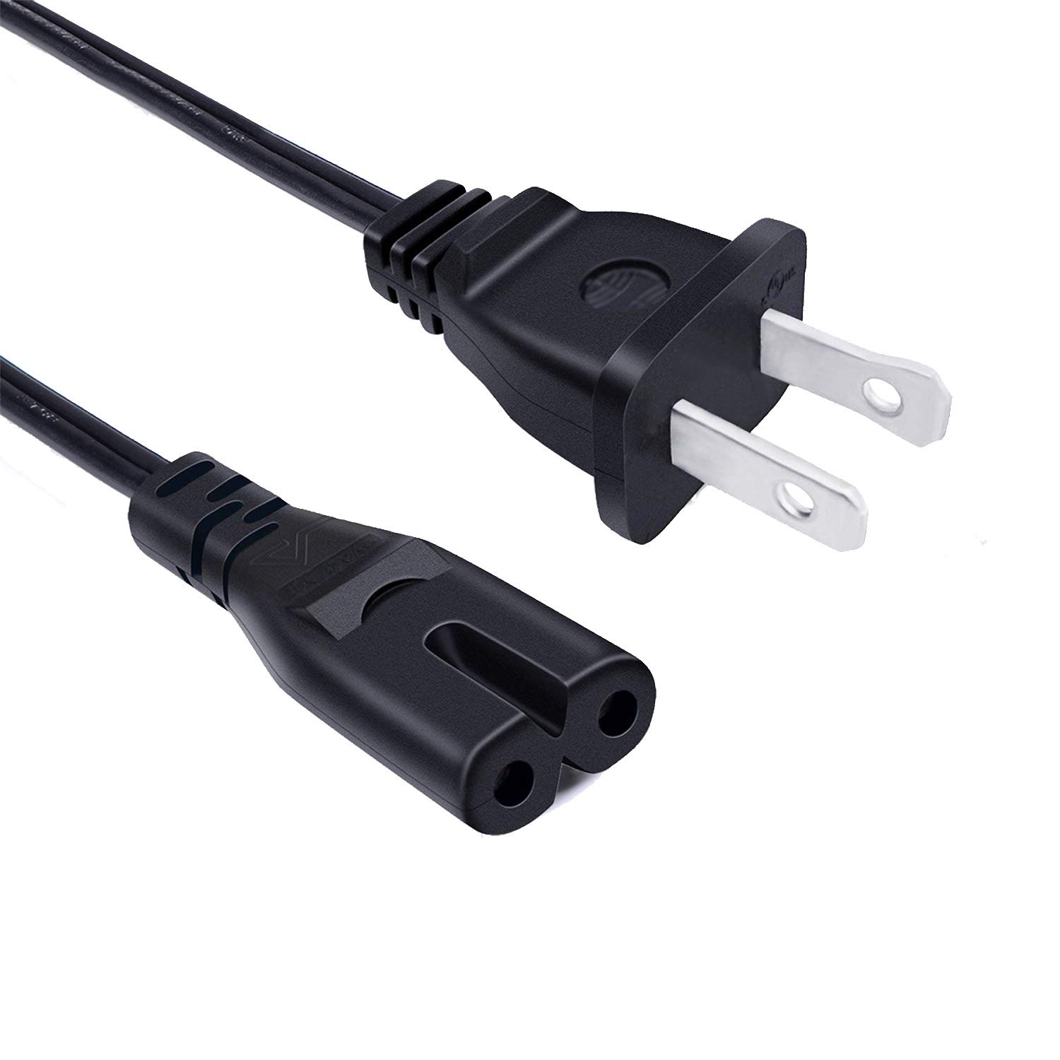 8ft Replacement Power Cord for HP Envy Pro 6455 6458 6475 6420 6452 All-in-One Printer - 2 Prong AC Power Cable - Perfect for Home Office Printing Setup