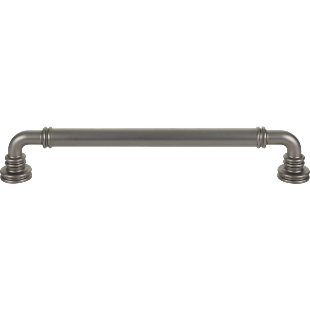 Top Knobs Cranford 12-Inch Appliance Pull Handle in Ash Gray - Perfect for Kitchen Cabinets & Drawers