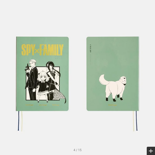Hobonichi Techo 2025 Planner - SPY x FAMILY: Forger Family Edition - A5 Size Daily Journal (English Version) | January Start, Monday Start | Perfect for Anime Fans, Bullet Journaling & Daily Planning
