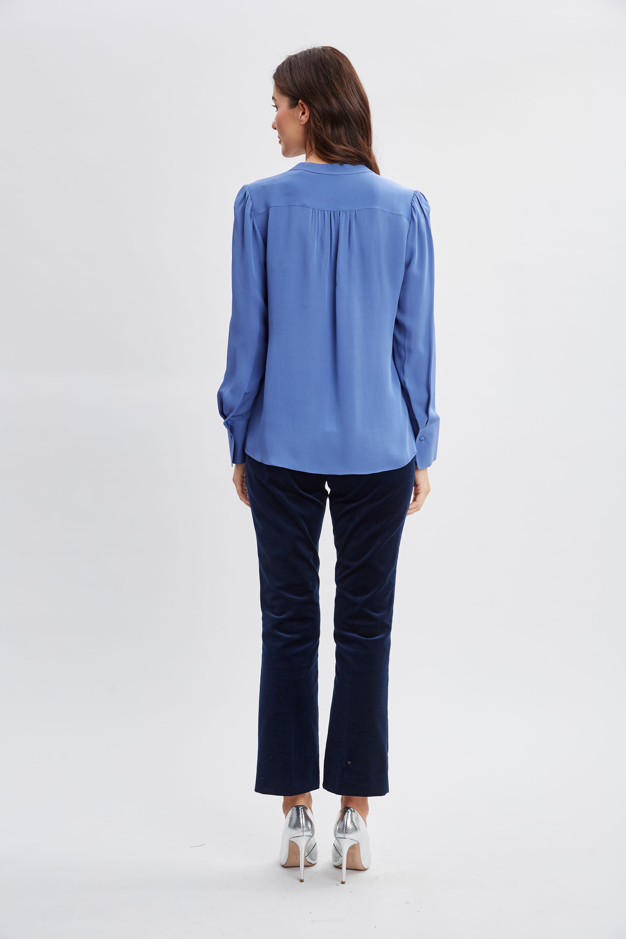 Elegant Silk Chain Tassel Blouse for Women - Fashionable Boho Chic Top for Parties, Date Nights & Special Occasions