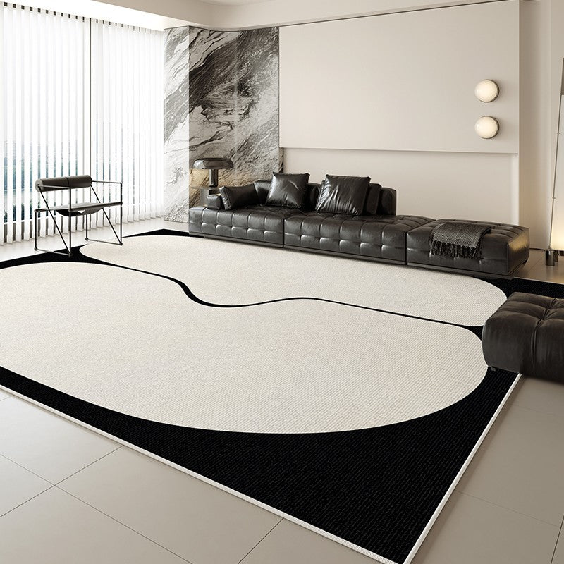 Extra Large Modern Area Rugs - Non-Slip Geometric Contemporary Rug for Living Room, Bedroom, Dining Room & Office - Soft Floor Carpet for Home Decor & Workspace