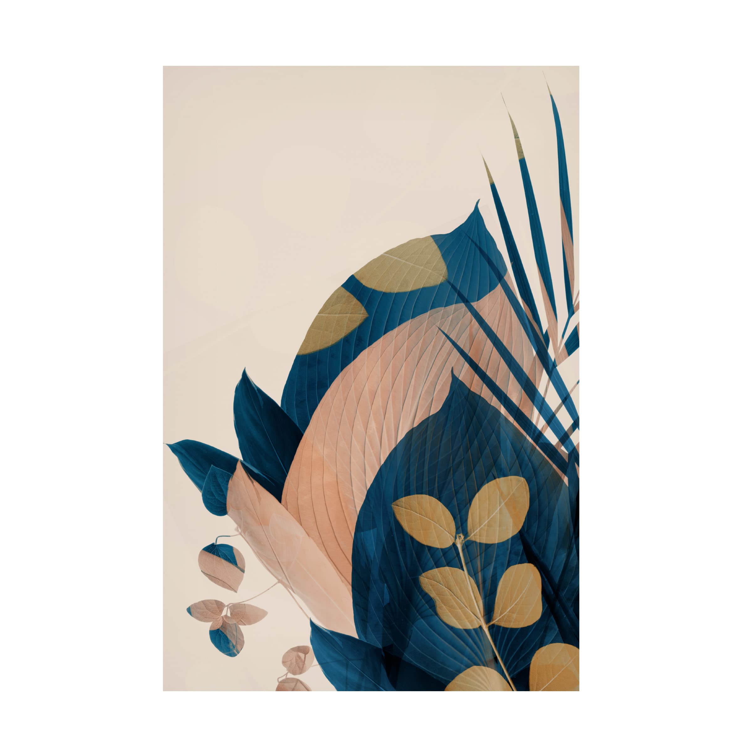 Trademark Fine Art 'Welcome to the Jungle 27' Canvas Wall Art Print by Ian Winstanley - Vibrant Jungle Landscape Painting for Living Room, Bedroom & Office Decor