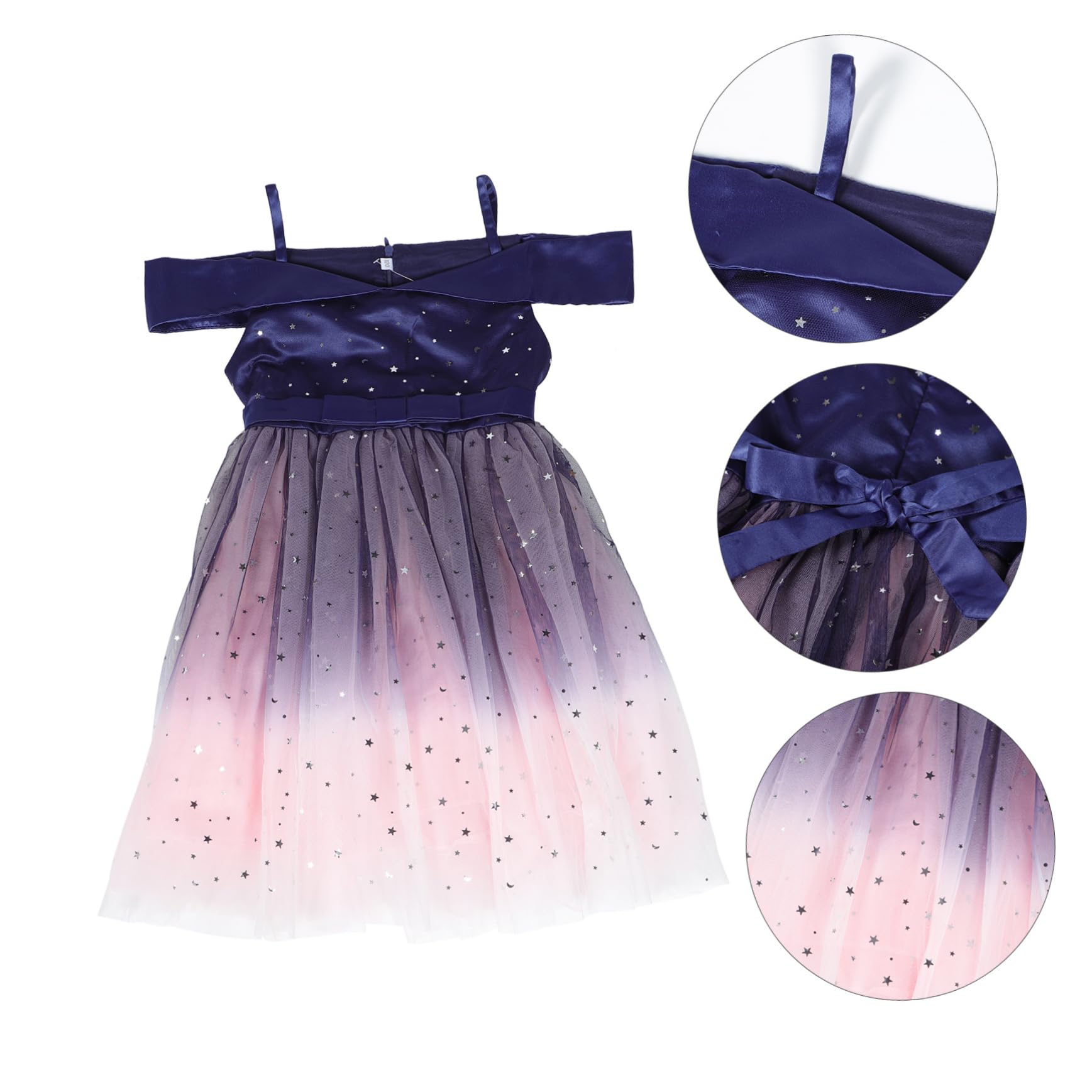 5pcs Princess Dress for Girls - Sparkly Tulle Tutu with Sequins for Baby Girl Costume & Cosplay | Perfect for Birthday Parties, Halloween, Dress-Up Play