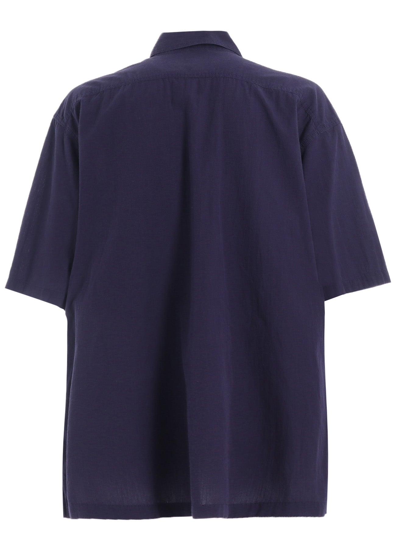 Stylish Oversized Short Sleeve Chambray Shirt with Flap Pockets - Casual Summer Wear for Women & Men | Perfect for Beach Outings, Picnics, and Weekend Getaways